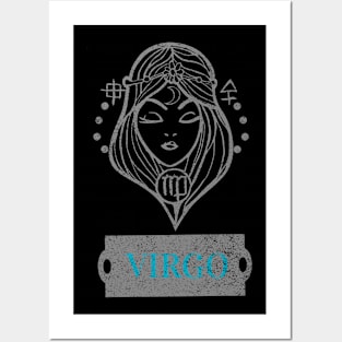 VIRGO HOROSCOPE SIGN Posters and Art